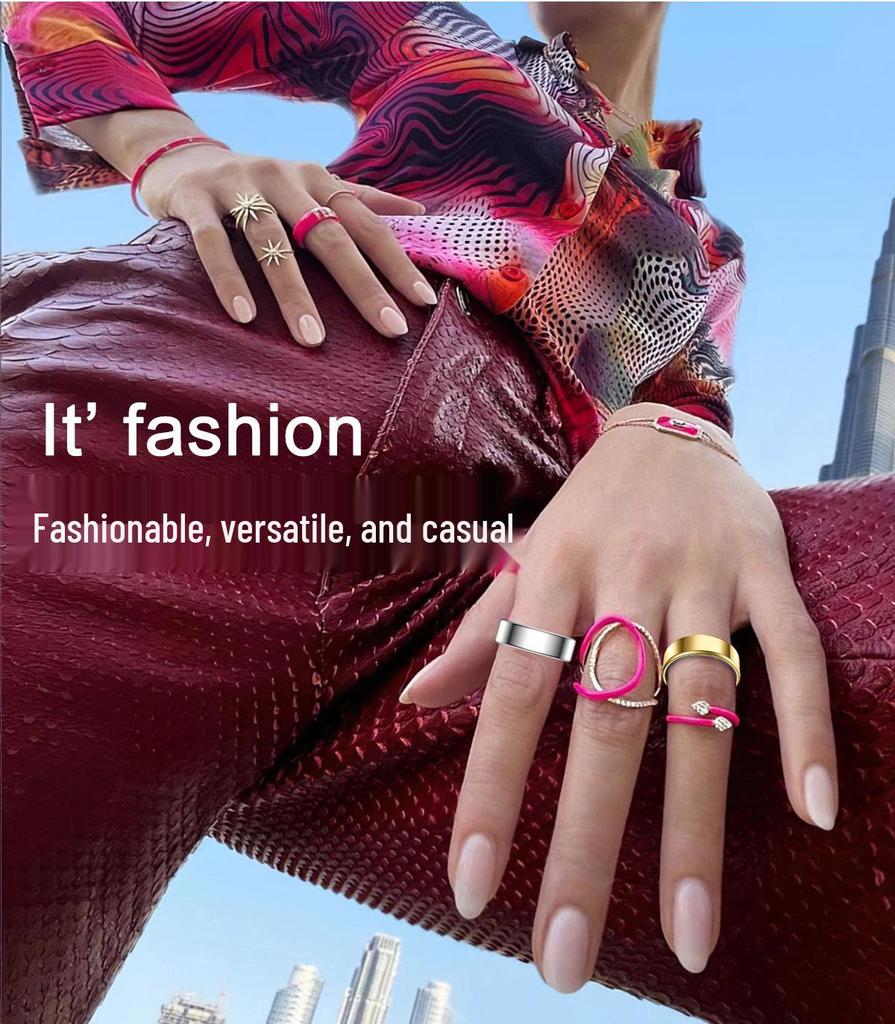 Умное кольцо: Мониторинг сна, сердечного ритма, кислорода и давления в крови с отслеживанием физической активности и удаленным управлением камерой