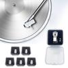 5/10Pcs Phono Shell Case Cartridge Keeper Transparent Box Phonograph Head Storage Box Phonograph Head Needle Rack Display