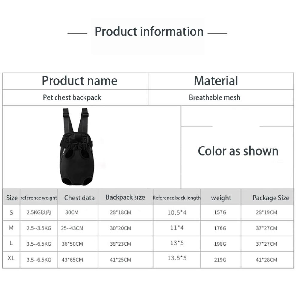 Рюкзак-переноска для домашних животных, регулируемый рюкзак-переноска для домашних животных, дышащий рюкзак с открытыми ножками для маленьких собак, кошек, кроликов