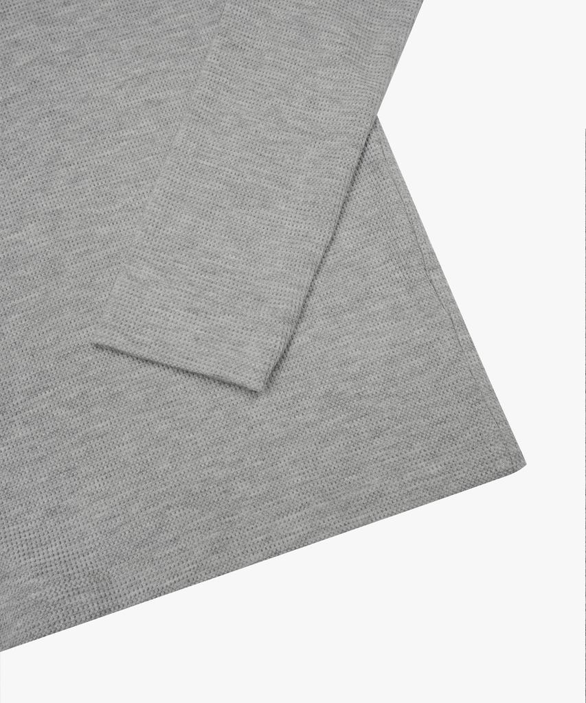 38COMEONCOMMON Waffle Regular Long Sleeve (Melange Gray)
