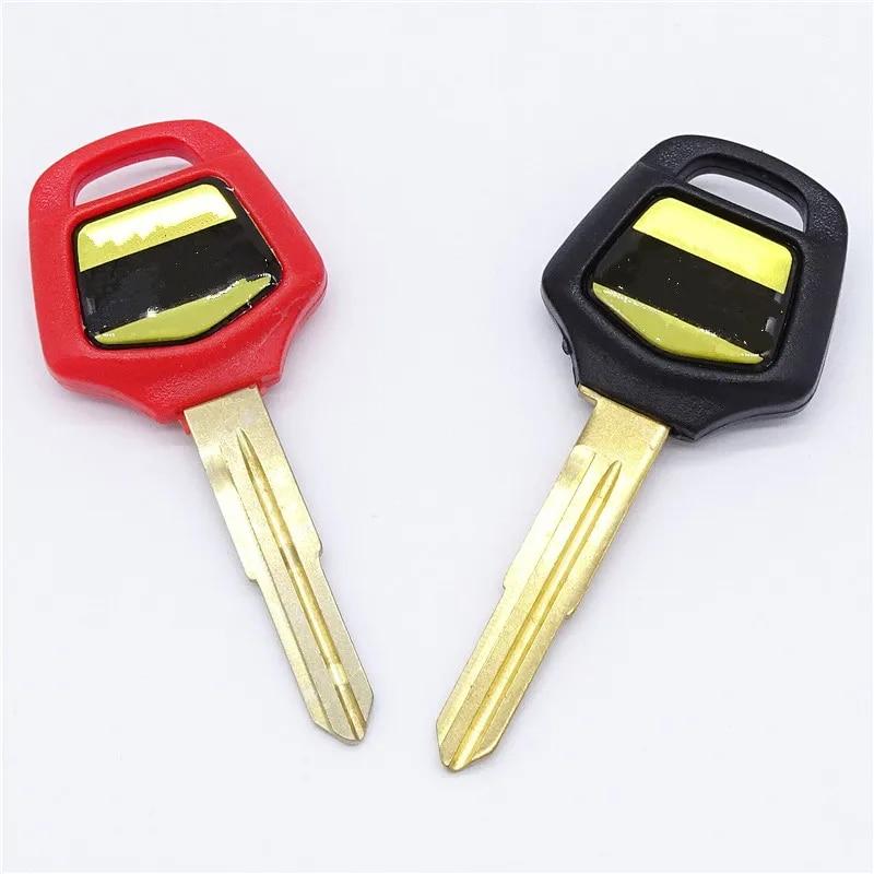 1 Pcs Black and Red Motorcycle Accessories Blank Key Embryo Uncut Blade For Honda Goldwing GL1000 GL1200 GL1500 GL1800 2001-2011