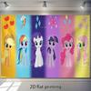 ФотоФоны С My Little Pony на День Рождения Подходят для Детских Праздников, Встреч и Баннеров для Празднования Дня Рождения