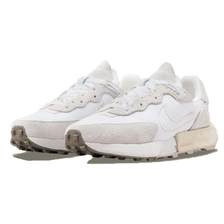 Nike Фонтанка Вафельные Белые Женские Кроссовки Phantom Fossil-Stone Coconut-Milk DC3579-100
