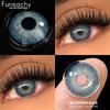 FUNSACHY 2pcs Contact Lenses for Eyes High Quality Circle Lenses Natural Beauty Pupils Grey Makeup Contact Lens Cosmetics Yearly