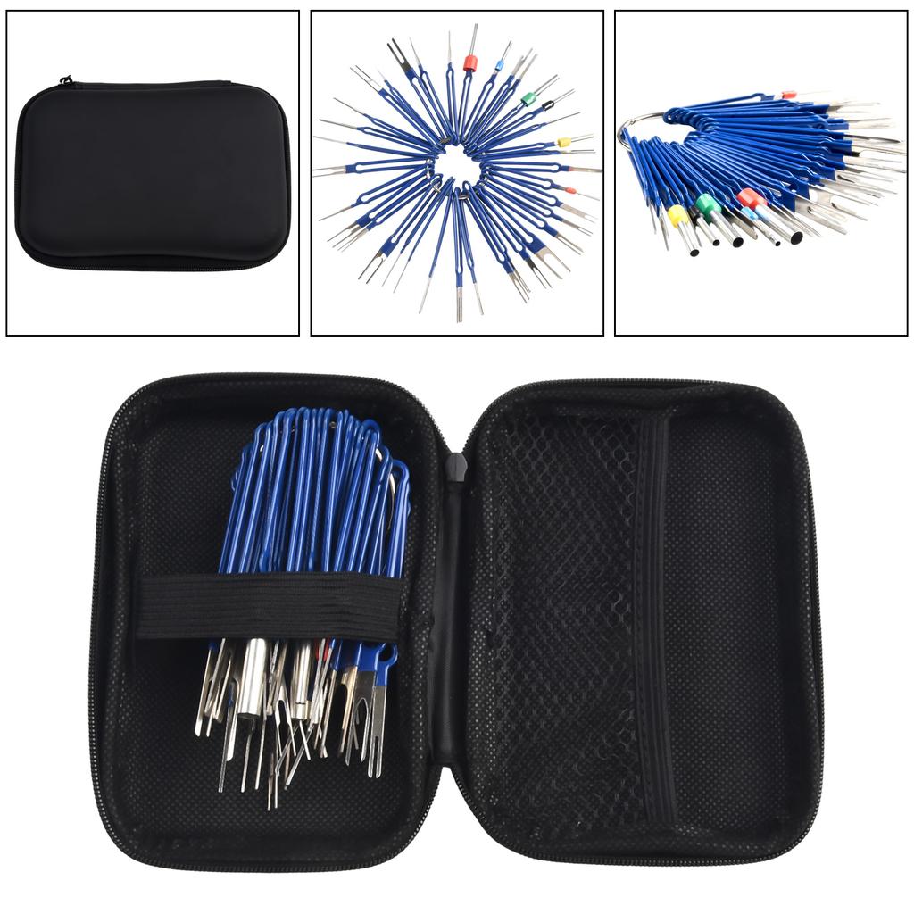 36Pcs Terminal Removal Tool Kit Depinning Tool Electrical Connector Pin Removal Terminal Disassembly Tools Car Pin Extraction