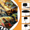 Custom Name Personalized Batman Print Umbrella, Auto Open Close, 8‑Rib Sturdy Frame, Commute Camping Hiking Use, Birthday Gift