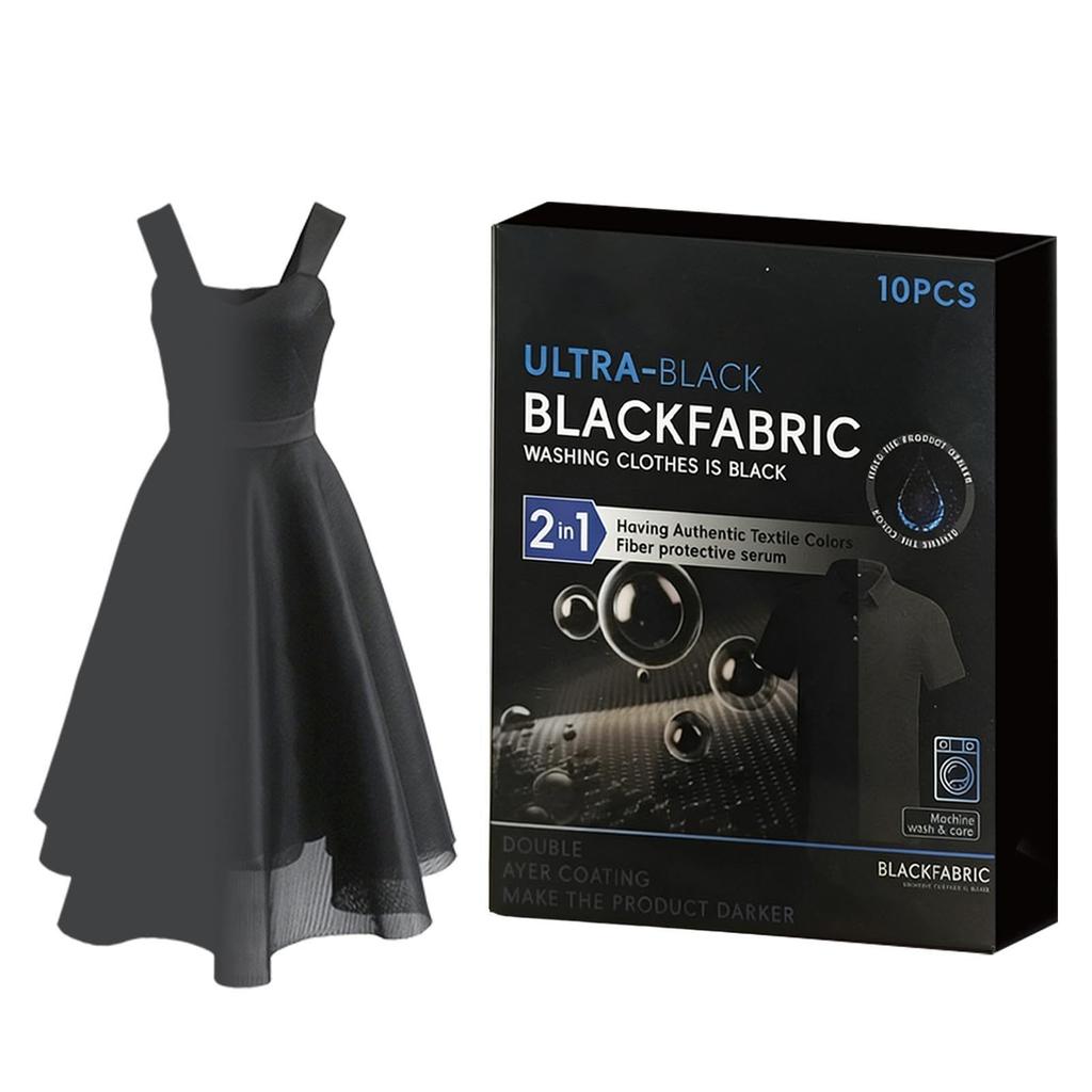 10pcs black clothing darkening film fixing and reducing agent