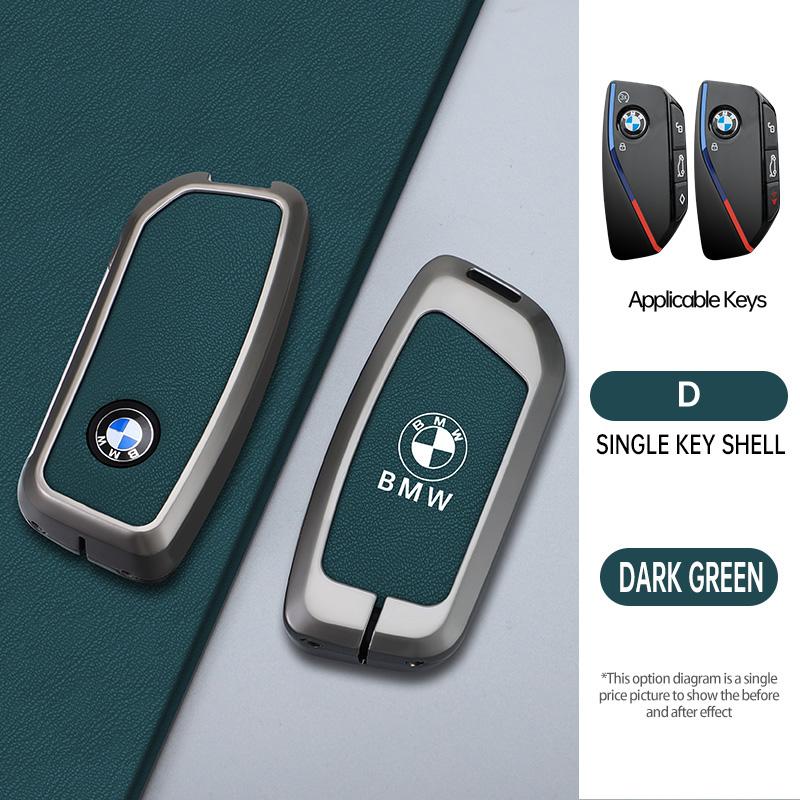 BBIK2 Car Key Case Cover Shell Fob Holder For BMW x1 u11 7 Series 735i 740Li X7 I7 G07 G09 LCI XM IX I20 2024 U06 G81 M3 Accessories