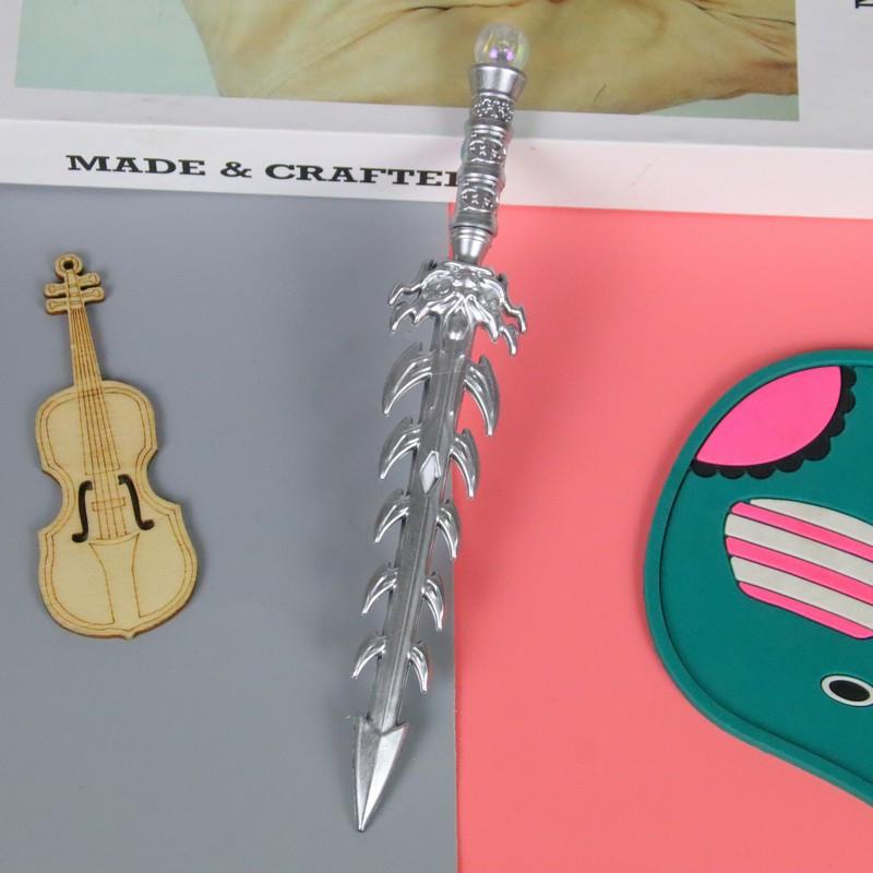 Школьный сезон 10 шт. 0,5 мм креативная гелевая ручка в стиле драконьего меча, ручка в виде аниме-оружия, приз, подарок, пишущий инструмент, ручка на водной основе