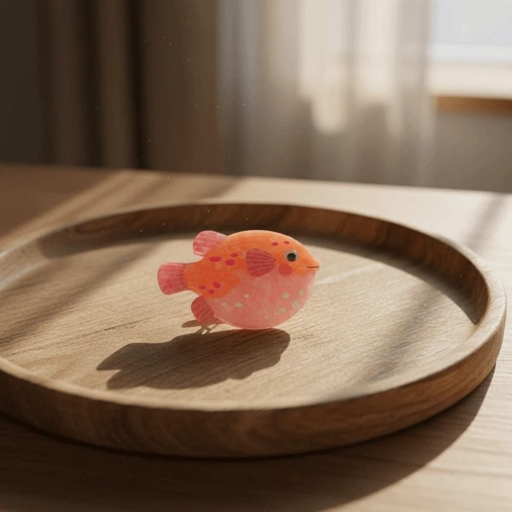 Contrast Color Conch Shark Clip Starfish Acetic Acid Hair Claw Fish Hair Claw Ponytail Holder