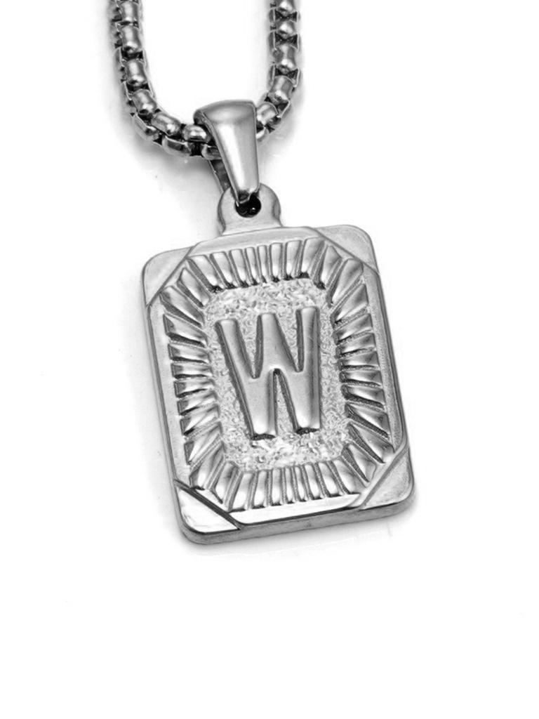 Модное 26-буквенное ожерелье золотого цвета с подвеской для мужчин и женщин, кубинская цепочка для пары, очаровательное первоначальное ожерелье, колье, ювелирное изделие, воротник