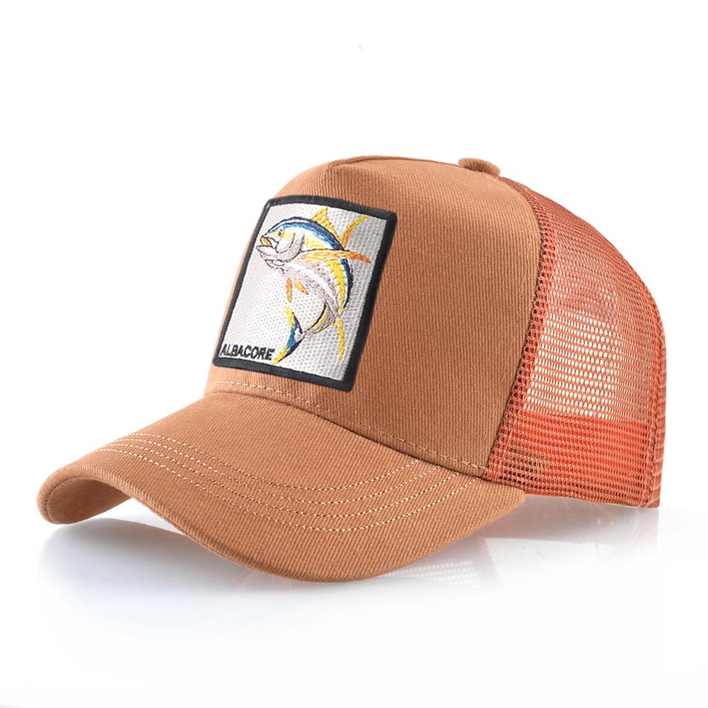 Дышащая сетчатая бейсболка, женская модная кепка-дальнобойщик с нашивкой из альбакора, мужская бейсболка в стиле хип-хоп, Snapback Bone Casquette