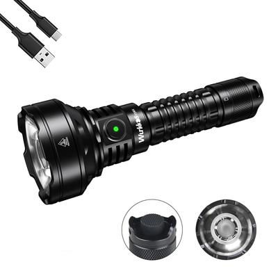 Wurkkos TD01C LED 1039M 2000 IPX8 5 для бедствий и походов Черный фонарик, Мощный, Сверхпрочный Дальнобойный, Люмены, Водонепроницаемый, USB-C