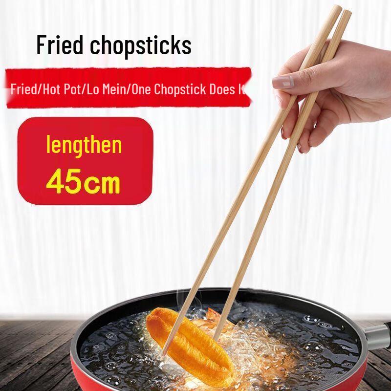 YINGJIE 45cm Extra Long Bamboo Chopsticks