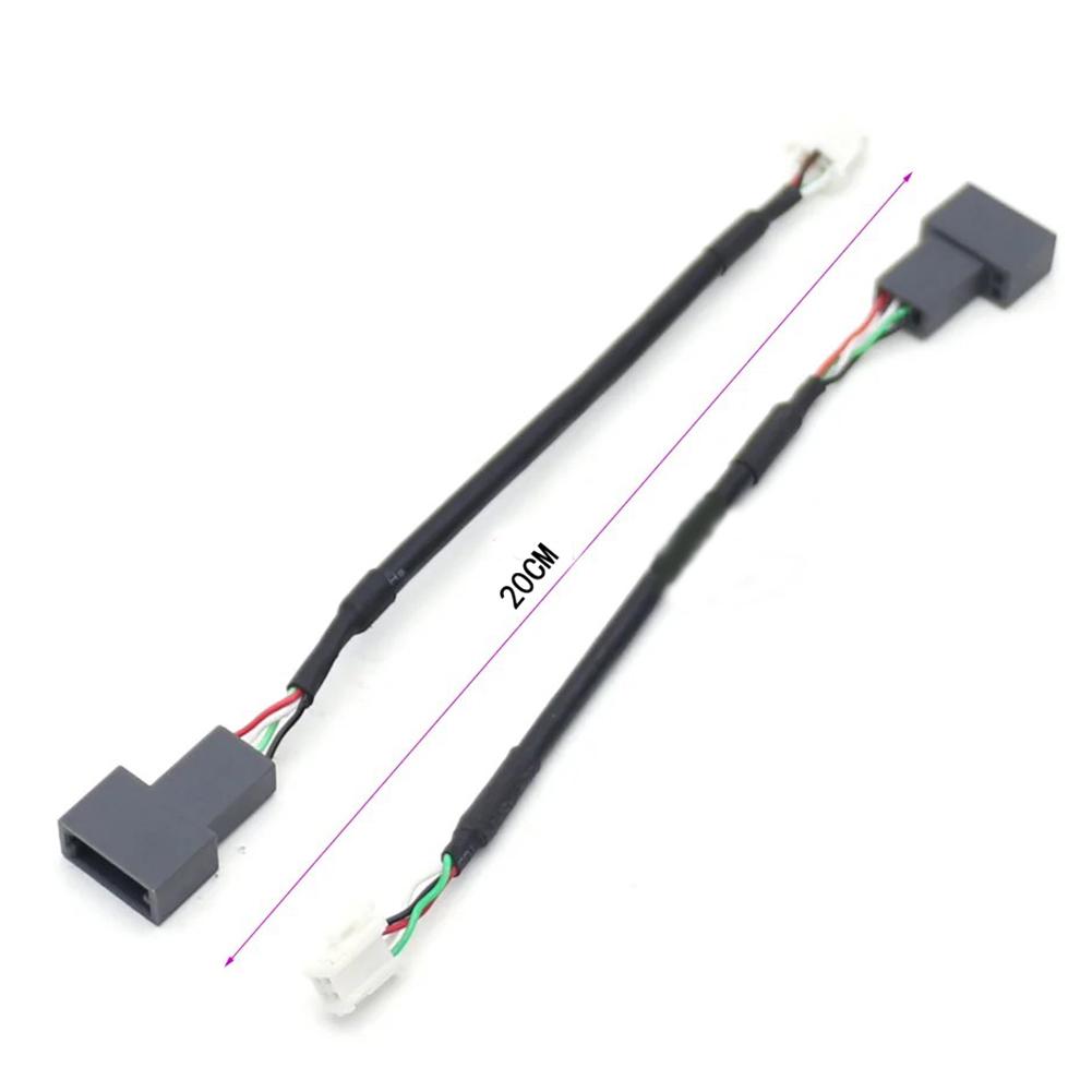 1 шт. Автомобильный 4-контактный и USB-интерфейс для Hyundai для Kia USB-коннектор гнездовой к штекерному для Android мультимедиа 4-контактные автомобильные аксессуары