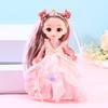 Цветной Свет Кукла Сяо Мэнмэн Костюм Принцессы Девочка Наряжать 13 Шарниров 6 Дюймовая Кукла Игрушка Игровой Дом