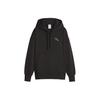 Puma Collaboration Logo Design Casual Loose Hoodie Long Sleeve Sweatshirt Women Sweatshirt Black 622250-01