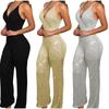 Tooxika New Jumpsuit Sexy Tight Fitting Camisole Sequined V-neck Slim Fit Jumpsuit