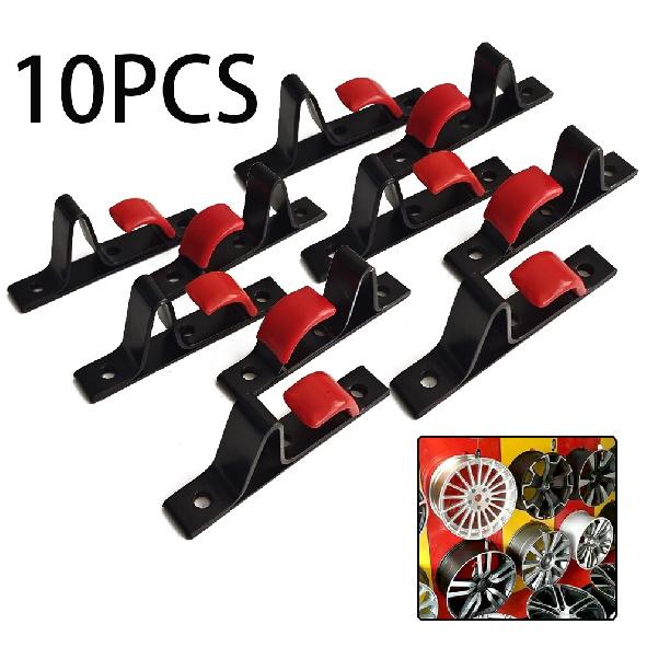 10Pcs 13-22” Tire Wheel Rim Hub Hanging Clip Hook Holder Shop Display Stand Rack