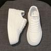 Leather Platform White Shoes Women's Spring and Summer 2025 New Muffin Platform Height Increase Casual Sports Shoes Versatile Women's Shoes