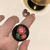 Luxury Enamel Ring Vintage Chunky Ring Personality Retro Drip Oil Ring  Jewelry Gift