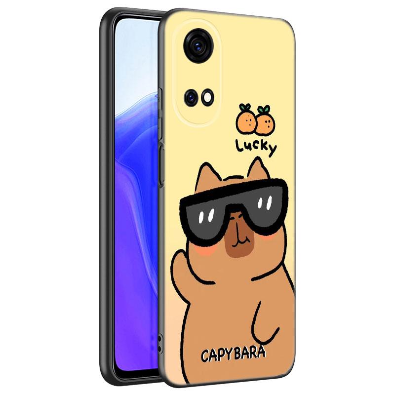 Cute Cartoon Capybara Phone Case For Huawei Honor 70 90 Lite X40 GT X50 I X5 Plus X6A X6S X7A X8A X8B X6 X7 X8 X9 4G X9A X9B 5G