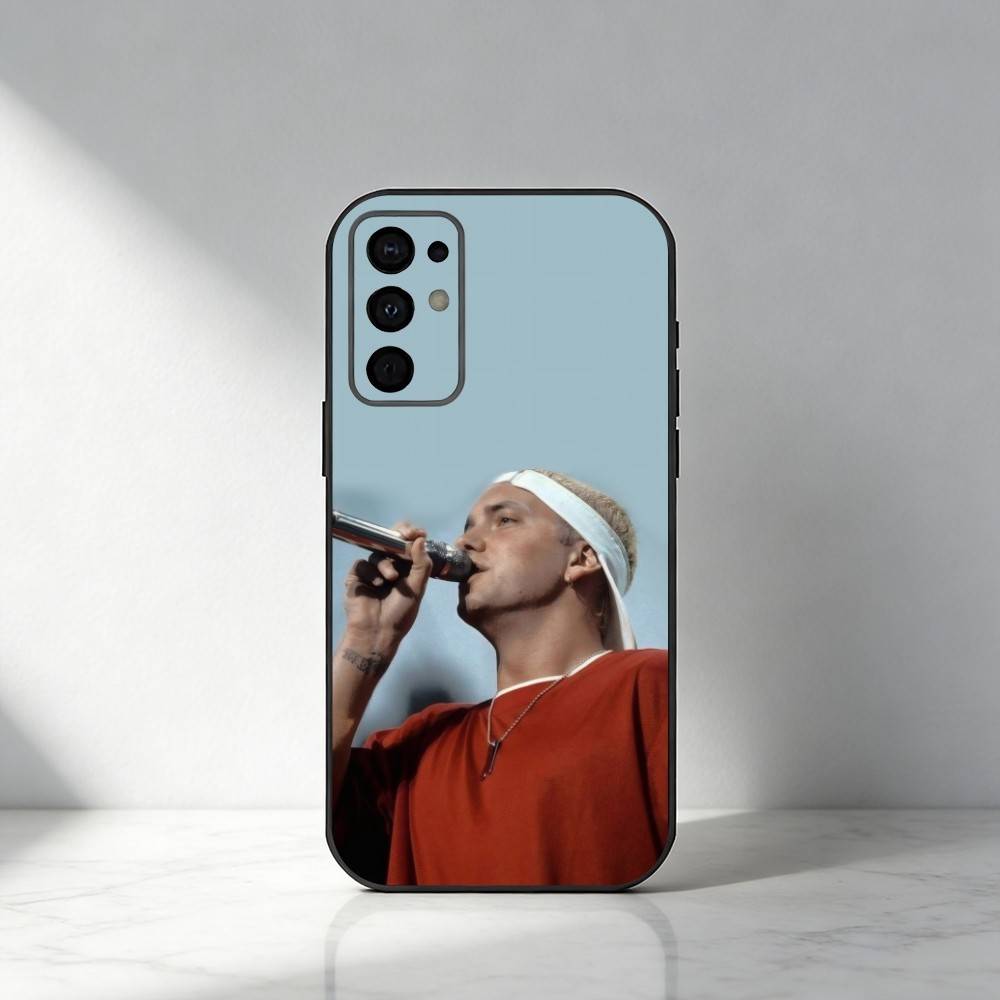 Чехол для телефона Rap God Slim Shady E-Eminem-m для Samsung S25,S24,S21,S22,S23,S20,Ultra,S26,Plus,Fe,Note,5G Черный
