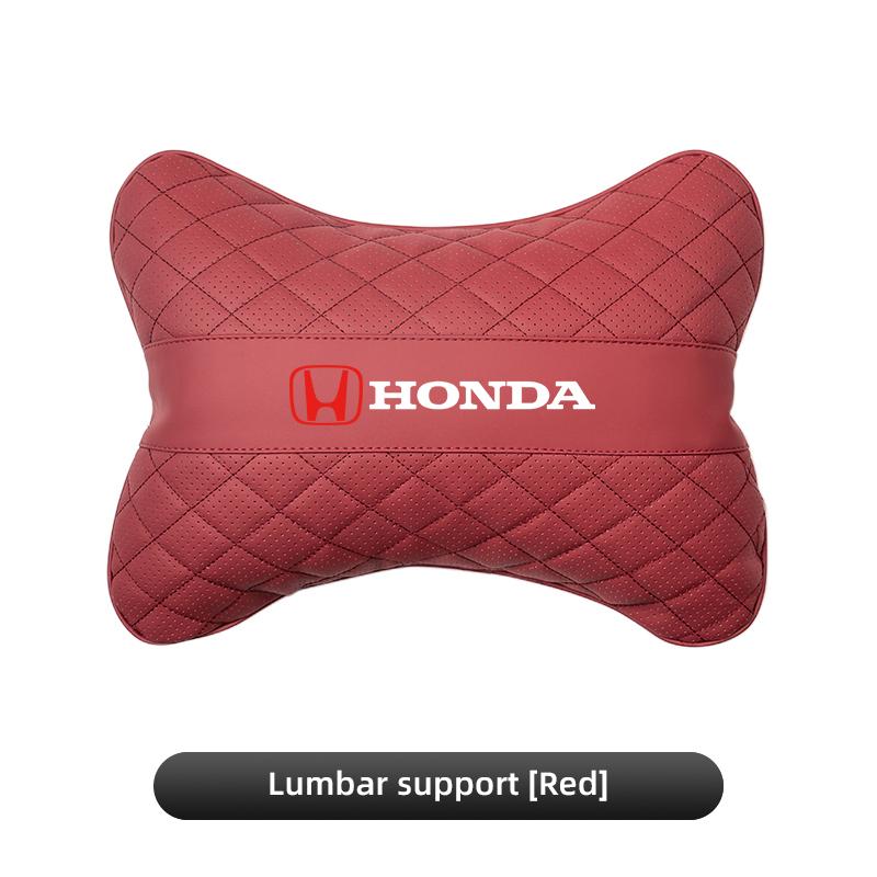AQL1 Car Seat Headrest Neck Pillow Waist Cushion Accessories For Honda Civic Fit Accord City Vezel CR-V S660 Odyssey HR-V Insight