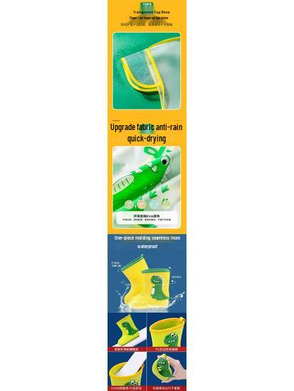 Детские нескользящие водонепроницаемые резиновые сапоги - Мультяшный дизайн для мальчиков и девочек