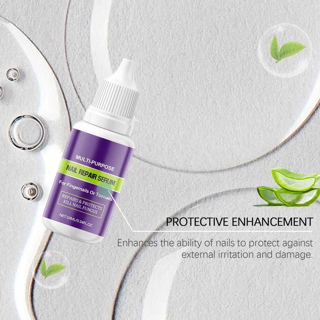 Nail Care Solution Deeply Nourishes Nails, Enhances Toughness, Reduces Breakage, Repairs Damage And Promotes Nail Growth.10ML