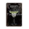 Мохито Мартини Коктейль Металлическая Настенная Оловянная Вывеска Ирландский Паб Кухонный Декор Шикарная Оловянная Настенная Тарелка Ретро Бар Кафетерий Ресторан Декор