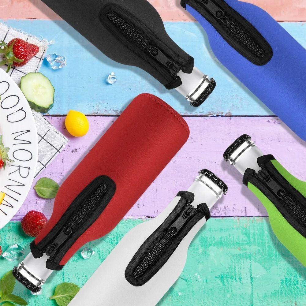 with Ring-pull Water Bottle Bag Insulation Beverage Bag High Quality Cup Sleeve  Party