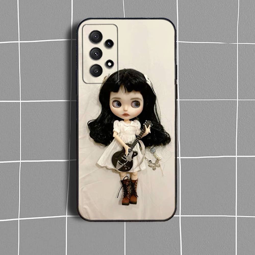Fashion d-doll B-Blythe Phone Case For Samsung Galaxy A 91,80,73,72,71,53,52,51,22,5G Shockproof Soft Black Cover