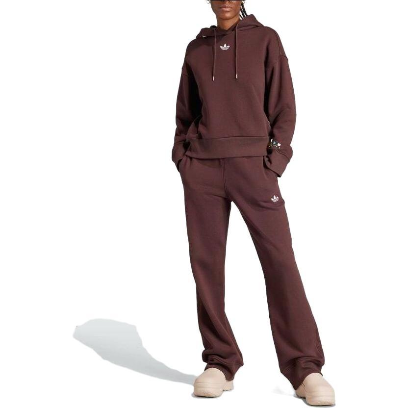 (WMNS) adidas Originals x Hello Kitty Hoodie Asia Sizing 'Shadow Brown' Women's IJ8275
