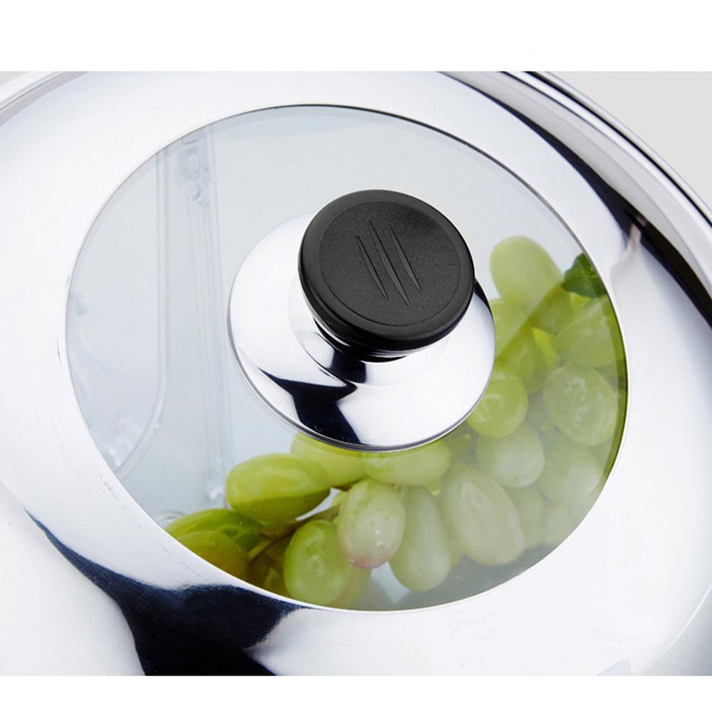 Крышка кастрюли Кухонные принадлежности из нержавеющей стали с ручкой