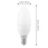 4 Pack AC 85-265V LED Candle Bulb B11 Chandelier Bulb Energy Saving Decorative Bulb  Bathroom Vanity