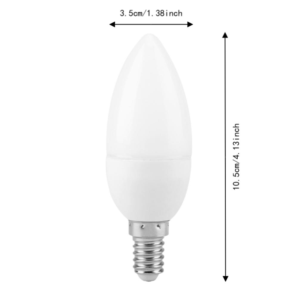 4 Pack AC 85-265V LED Candle Bulb B11 Chandelier Bulb Energy Saving Decorative Bulb Bathroom Vanity