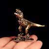 Латунный Динозавр Настольный Чайный Питомец Украшение для Офисного Стола Креативная Модель Мира Динозавров Ремесло Мини-украшение