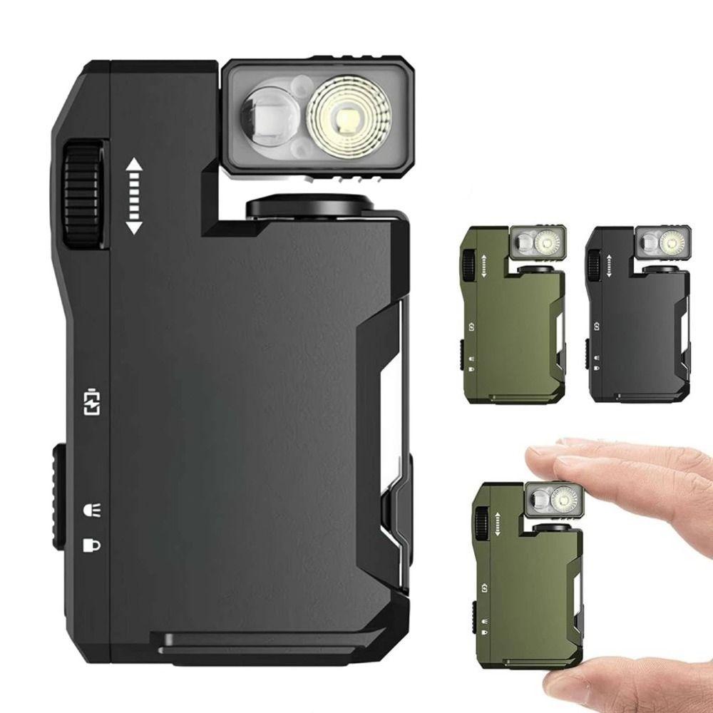 G5 Rechargeable Keychain Flashlights Ultra Bright Magnetic EDC Torch with 180° Rotation & Dual Light Work Light