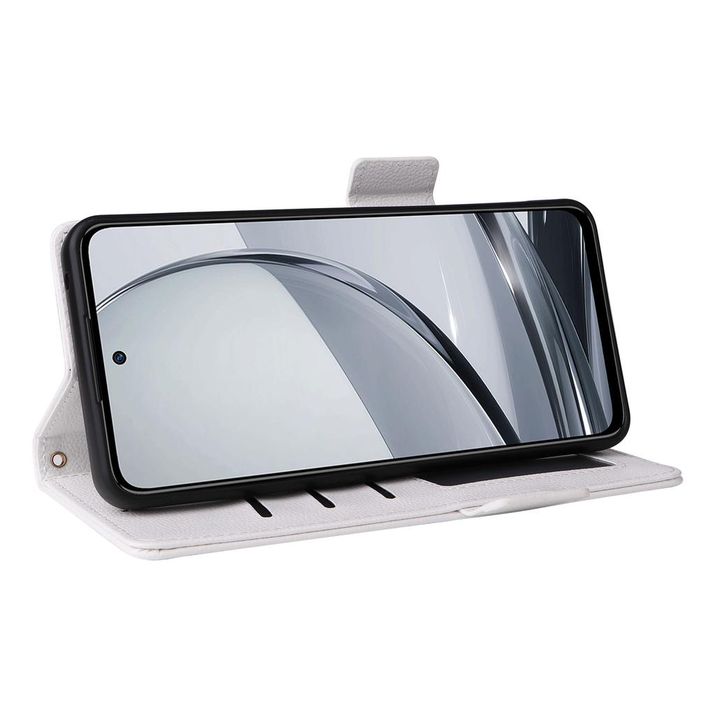 For ZTE nubia Focus Pro Case with Wrist Strap Litchi Texture PU Leather Wallet Phone Cover