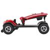 Sweetrich MAX PLUS Blue/Red Steel Frame, 300W Motor, 20Ah Battery, Max Speed 6 km/h, Four-Wheel Urban Commuter Scooter