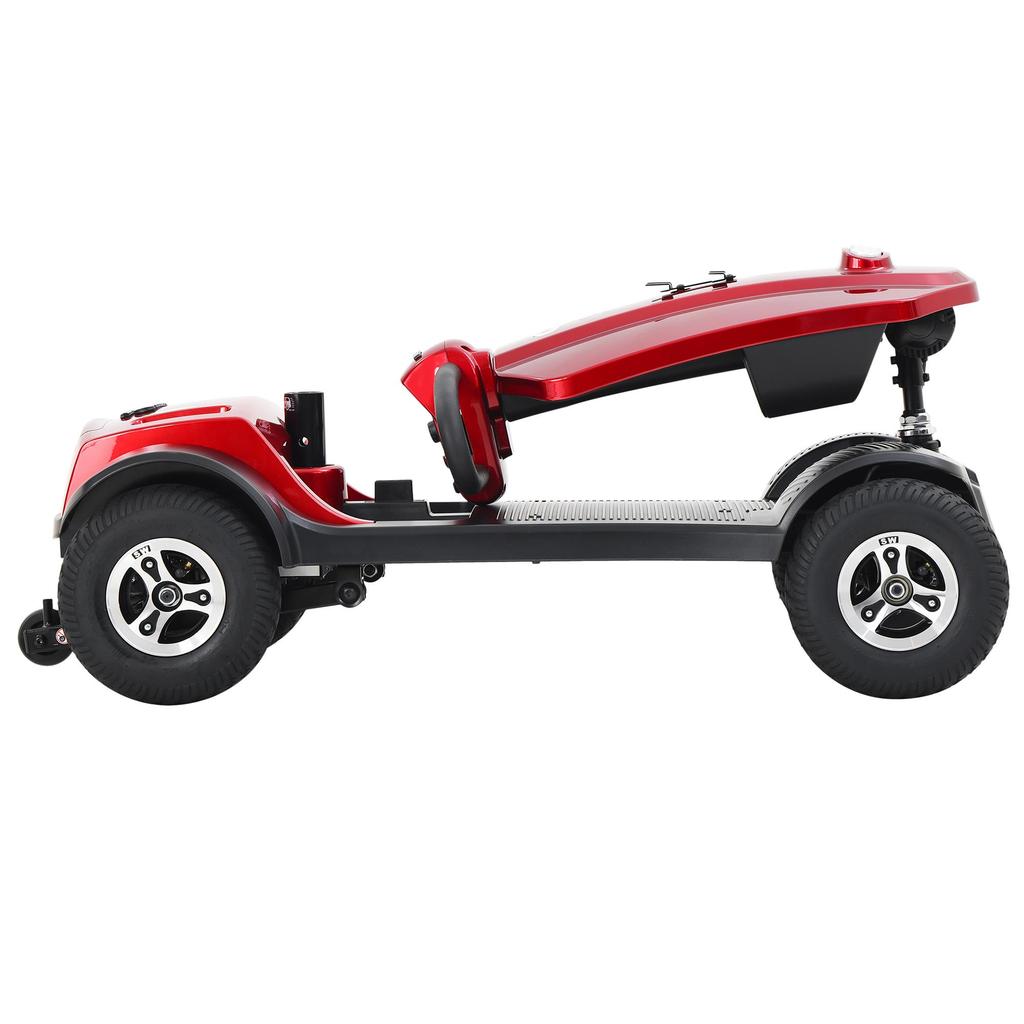 Sweetrich MAX PLUS Blue/Red Steel Frame, 300W Motor, 20Ah Battery, Max Speed 6 km/h, Four-Wheel Urban Commuter Scooter