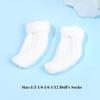 Cute Stripe Doll Socks Mini Clothes Accessories Children Girl Toys  For 1/3 1/4 1/6 1/12 Dolls