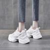 Туфли Daddy Shoes на толстой подошве, женские, новые весенние, маленькие, соответствующие росту, спортивные, белые, повседневные туфли на мягкой подошве