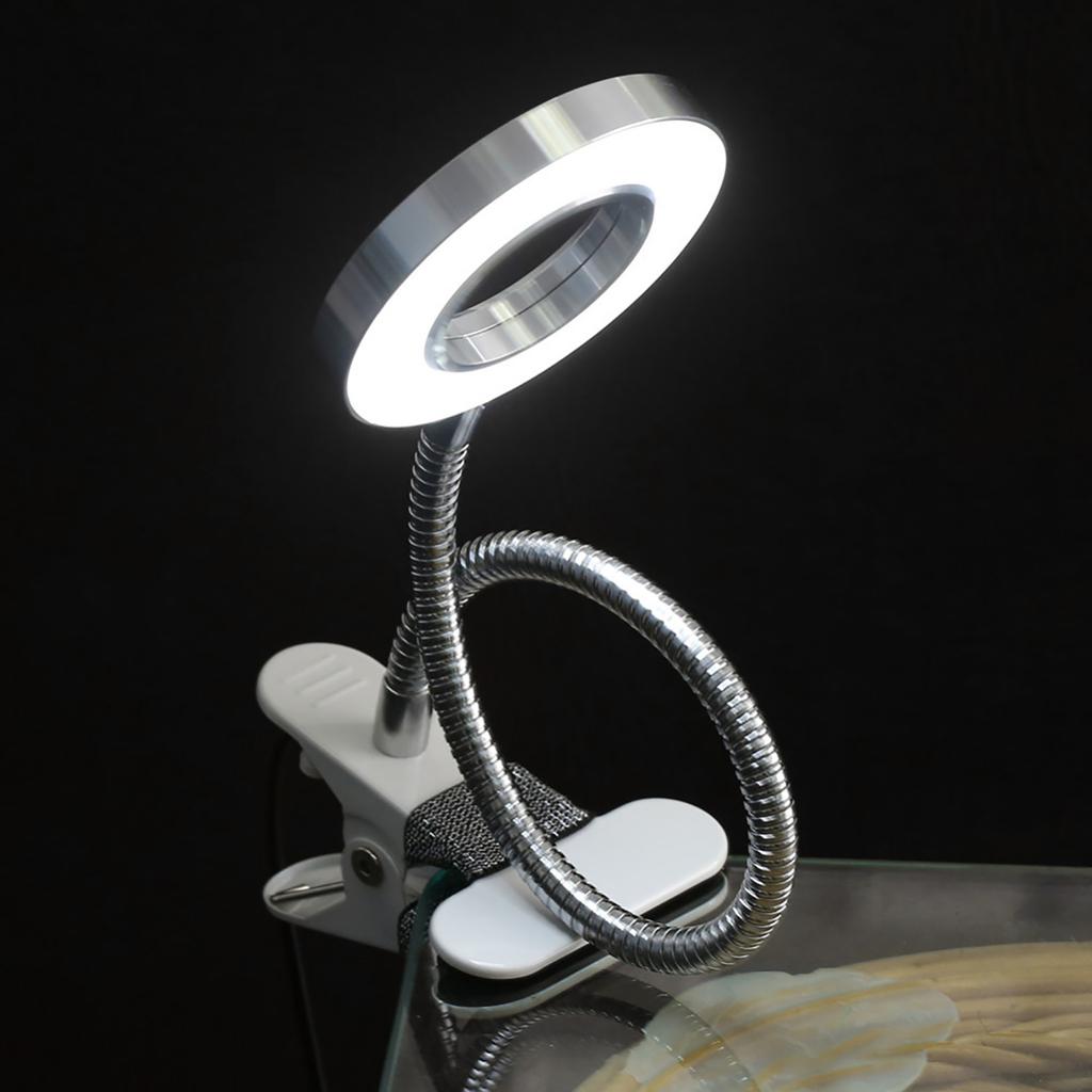 Desk Lamp Eye Protection Clamp Clip Light Table Lamp Bendable USB Powered Flexible Desk Lamp for