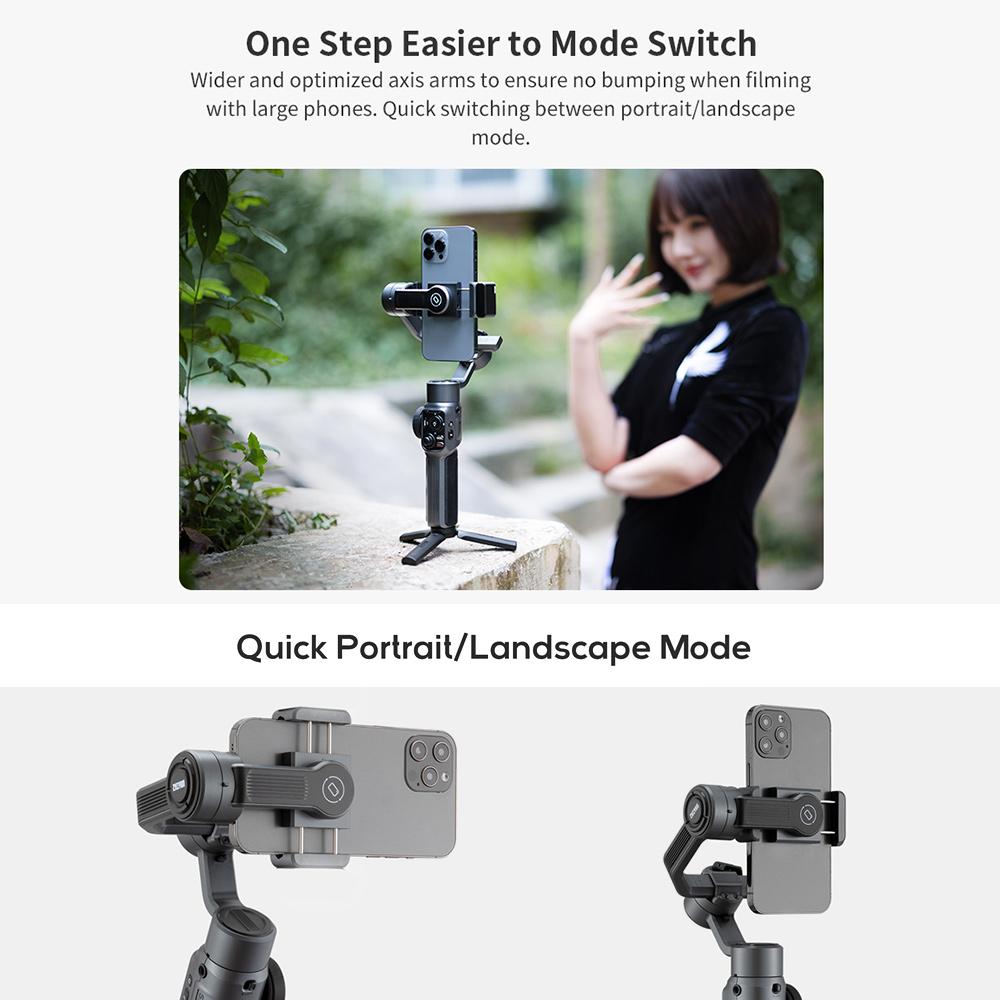 ZHIYUN Smooth 5 Ручной 3-осевой стабилизатор для смартфона Dolly Zoom Интеллектуальное отслеживание Timelapse