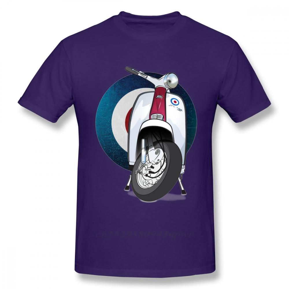 Awesome Target Logo T Shirt Italy Scooter Tee Shirt Unisex Vintage Motocycle Graphic Tshirt Big Size
