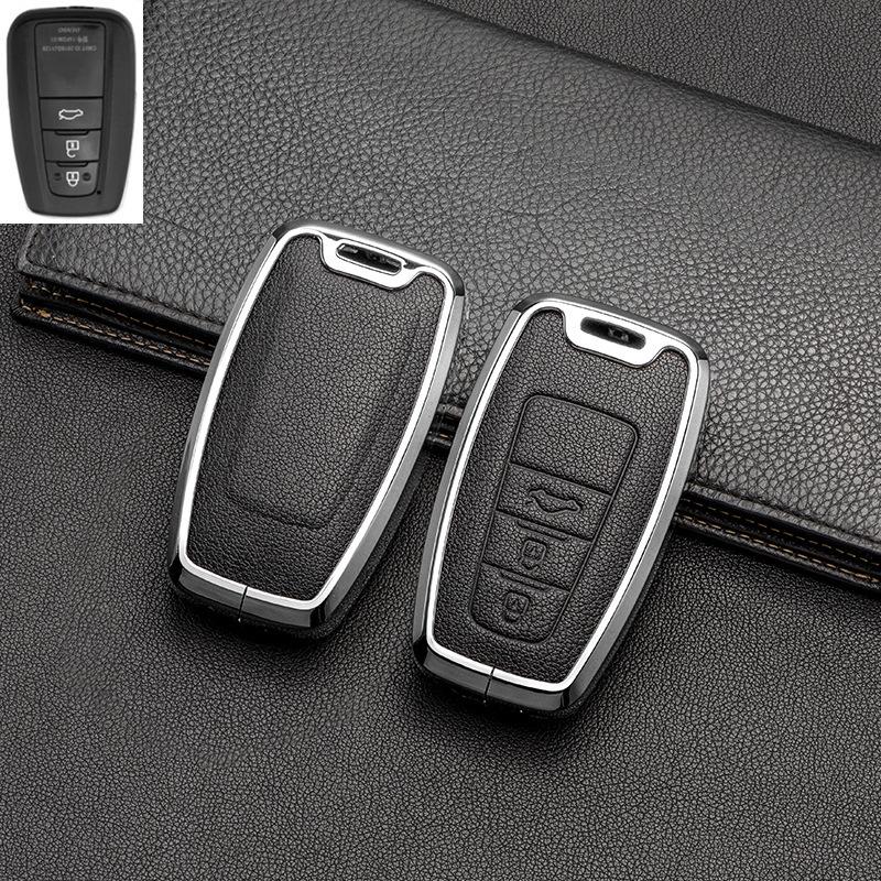 Металлический чехол с полной защитой для ключа для Toyota Corolla, RAV4, Rongfang, Wilanda, Levin, Camry