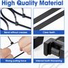 Self-locking Fastening Wire Ties 1-1000pcs Plastic Flanges Ties Cable Greenhouse Plastic Straps Velcro Nylon Cable Ties Clamp