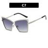 Butterfly X Metal Vintage Big Sunglasses Women Luxury Brand Designer Sun Glasses Popular Outdoor Travel Oversized Eyeglasses UV